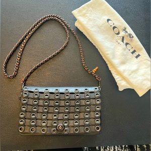 Coach 1941 Dinky Link Genuine Leather Crossbody Bag 59126